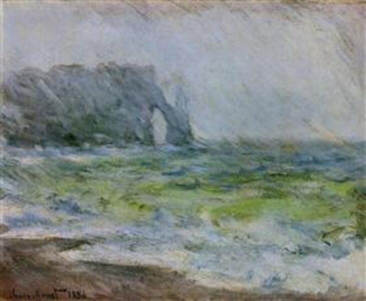 Etretat In The Rain 