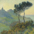 The Church At Varengeville Against The Sunset 