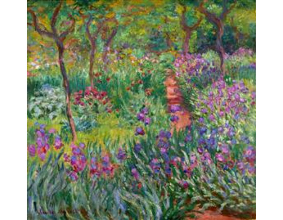 The Iris Garden At Giverny 