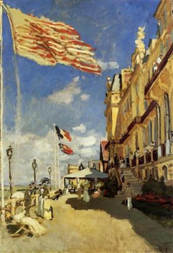 The Hotel Des Roches Noires At Trouville 