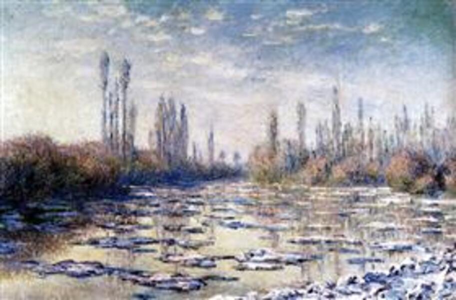 Floating Ice Near Vetheuil 