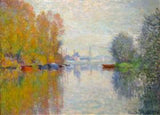Autumn On The Seine At Argenteuil artwork preview