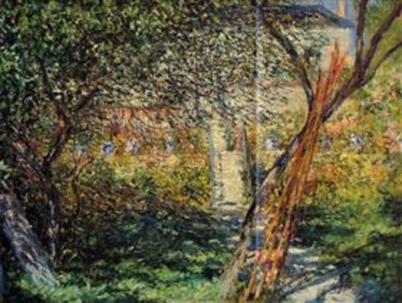 Monets Garden At Vetheuil2 