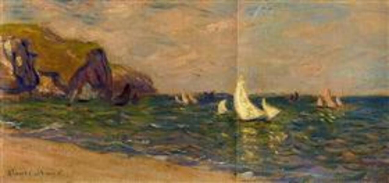 Sailboats At Sea Pourville 