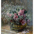 Fleurs Dans Un Pot (Roses Et Brouillard) 