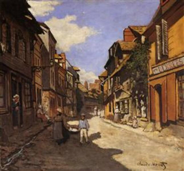 Le Rue De La Bavolle At Honfleur2 