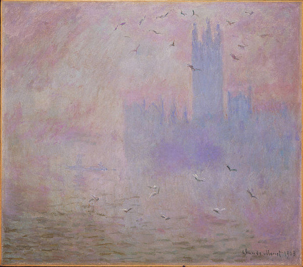 Houses Of Parliament Seagulls 