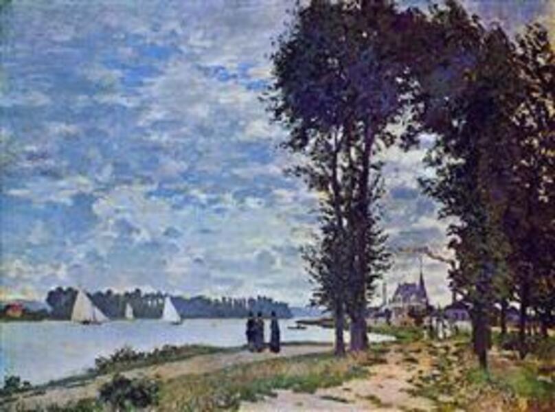 The Banks Of The Seine At Argenteuil