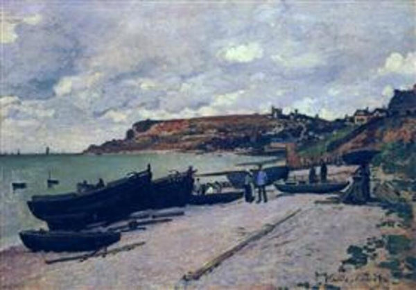 Sainte Adresse Fishing Boats On The Shore 