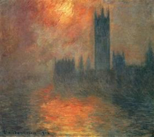 Houses Of Parliament Sunset 