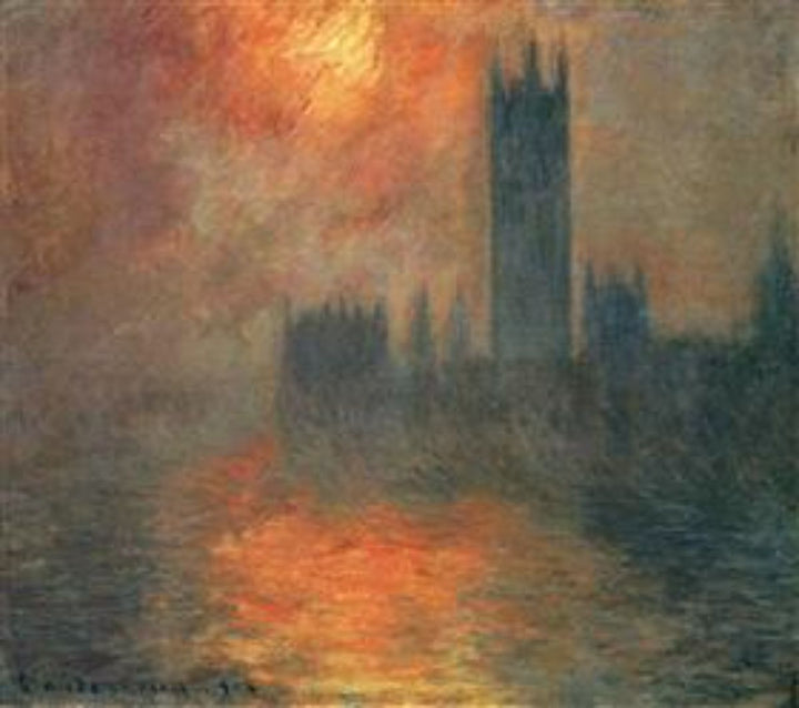 Houses Of Parliament Sunset 