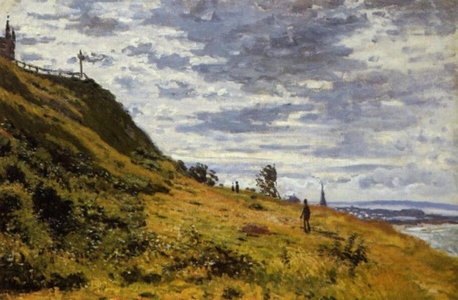 Taking A Walk On The Cliffs Of Sainte Adresse 
