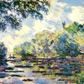 Section of the Seine, near Giverny 