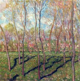 Trees In Winter View Of Bennecourt artwork preview