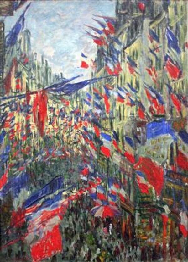Rue Montargueil with Flags 