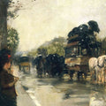 April Showers, Champs Elysees Paris 