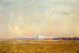 Moonrise at Sunset, Harney Desert artwork preview