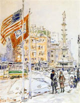 Flags, Columbus Circle artwork preview