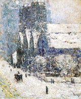 Calvary Church in the Snow artwork preview