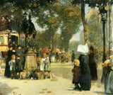 Paris Street Scene artwork preview