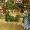Mrs. Hassam at Villiers-le-Bel 