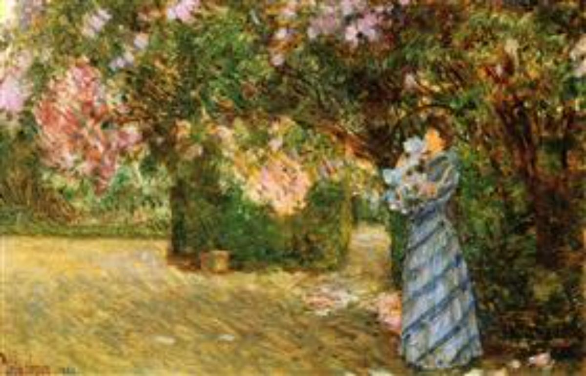 Mrs. Hassam at Villiers-le-Bel 