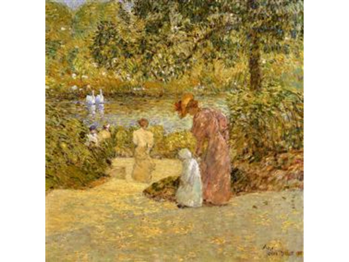 Descending the Steps, Central Park 