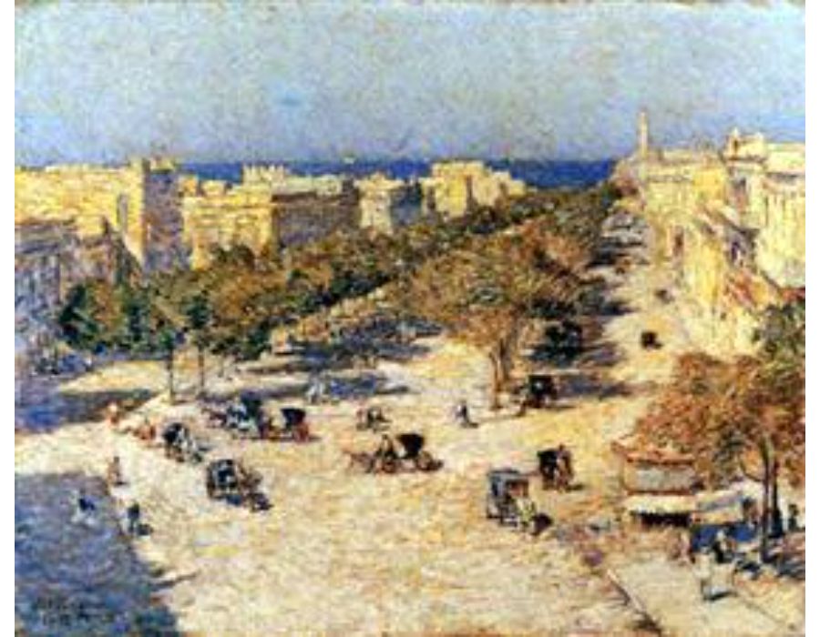 View of the Paseo del Prado 