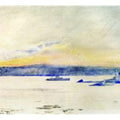 Afterglow, Gloucester Harbor (aka Ten Pound Island LIght) 