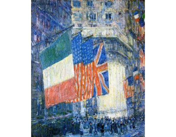 Avenue of the Allies (aka Flags on the Waldorf) 