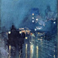 Nocturne, Railway Crossing, Chicago 