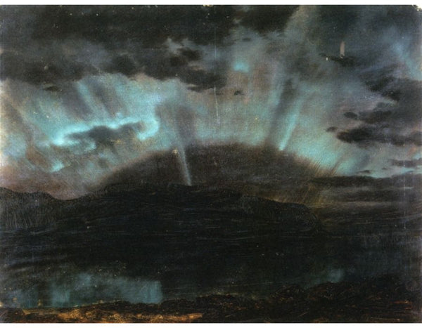 Aurora Borealis, Mt. Desert Island, from Bar Harbor, Maine 