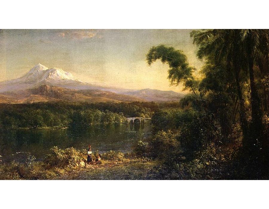 Figures In An Ecuadorian Landscape 