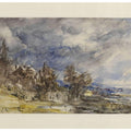 Hampstead Heath from near Well Walk, 1834 Painting by John Constable