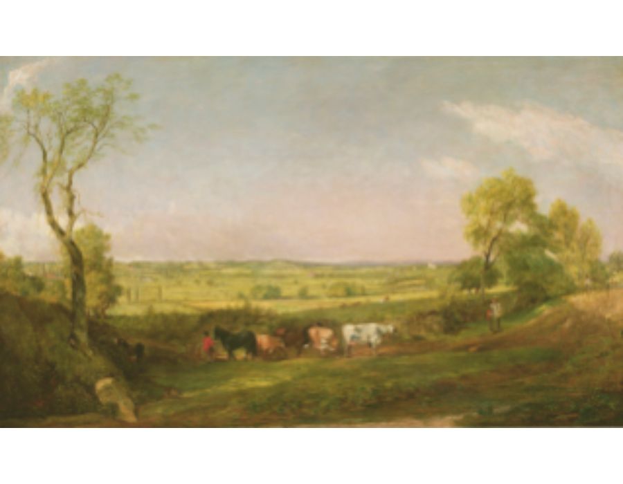 Dedham Vale Morning, c.1811 Painting by John Constable