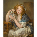Girl with the Doves Painting by John Constable