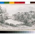 Netley Abbey,1888 Painting by John Constable