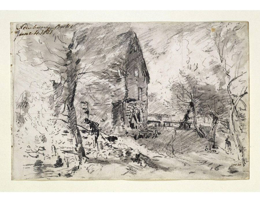Watermill at Newbury Painting 