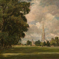 Salisbury Cathedral from Lower Marsh Close, 1820 Painting by John Constable