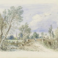 Milford Bridge Painting by John Constable
