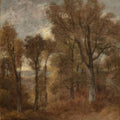 Woodland View in Suffolk Painting by John Constable