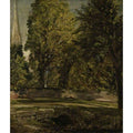 Salisbury Cathedral Seen Above the Close Wall Painting by John Constable