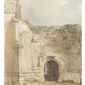 East Bergholt Church: North Archway of the Ruined Tower Painting by John Constable