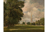 A View Of Salisbury Cathedral 1825 Painting artwork preview
