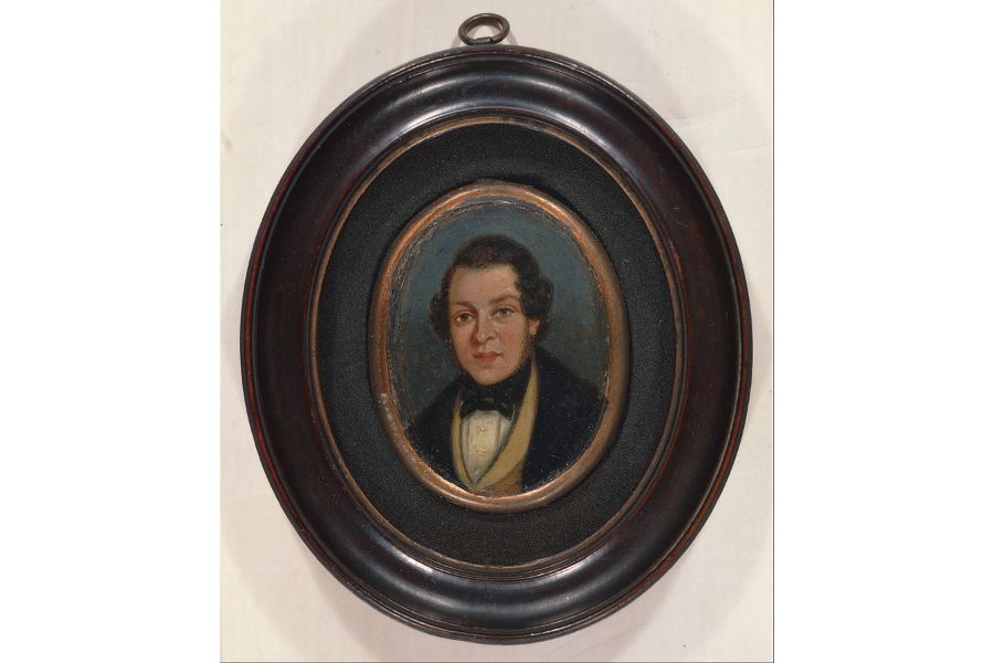 Portrait of Abram Constable (1783-1862) Painting by John Constable