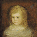 Portrait of William Fisher, son of the Reverend John Fisher, Archdeacon of Berkshire, bust-length, in a white dress Painting by John Constable