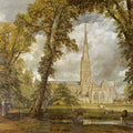 Salisbury Cathedral from the Bishop's Grounds, c.1822-23 Painting by John Constable