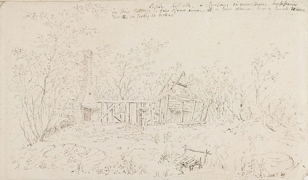 Cottage at East Bergholt 3 Painting by John Constable