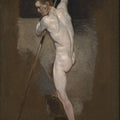 Study Of A Male Nude Painting by John Constable