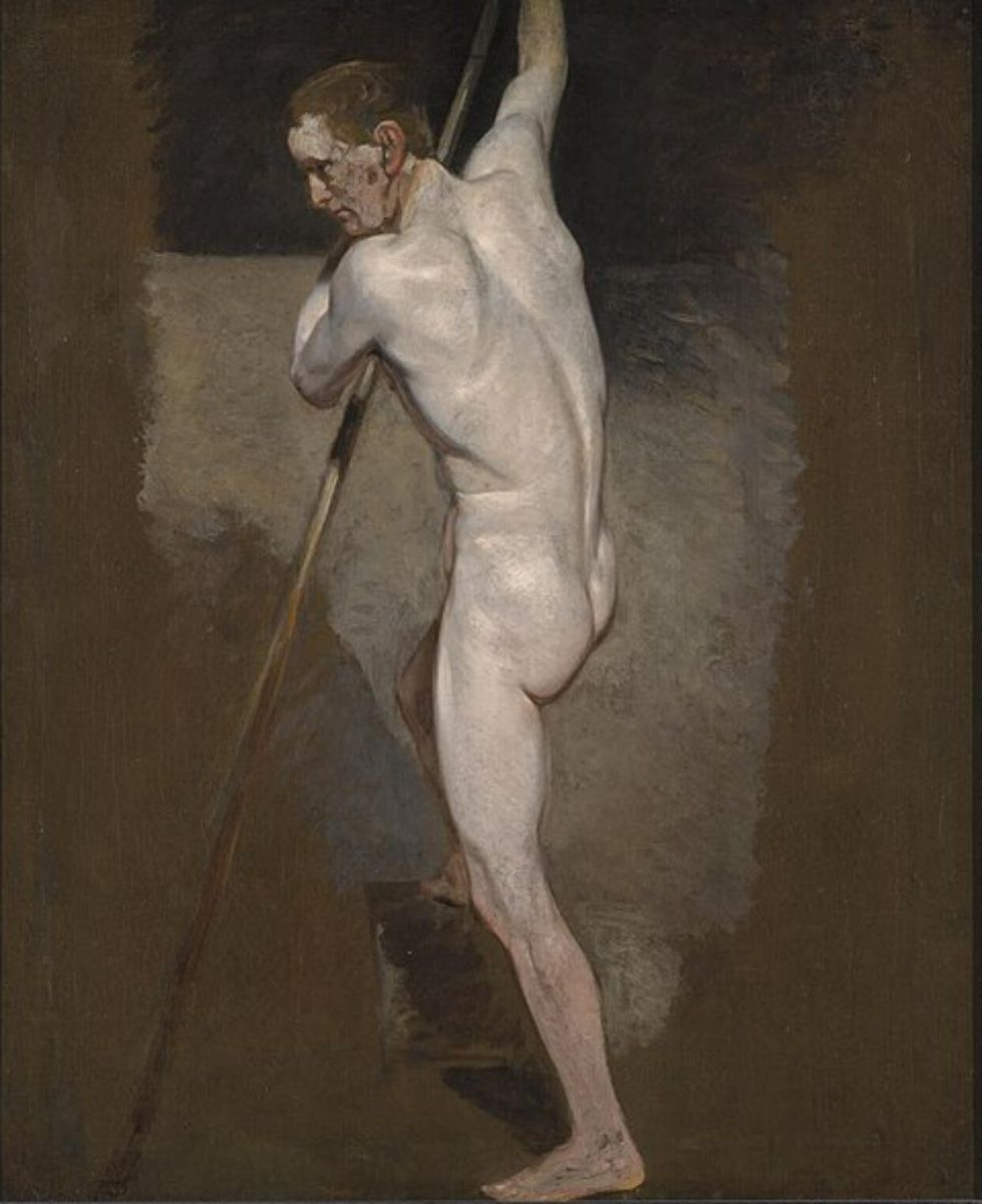 Study Of A Male Nude Painting by John Constable